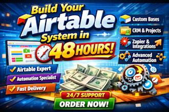 airtable system in 48 hours,  airtable expert and automation specialist