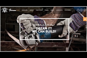 build welder website iron work metal works website handyman website