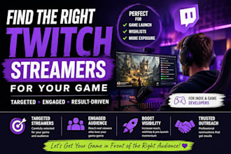 twitch influencer campaign game marketing streamer outreach management