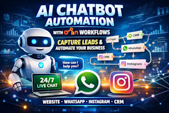 build an ai chatbot with n8n to capture leads and automate your business