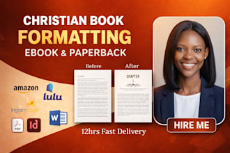 design and format christian daily devotional and prayer journal for KDP