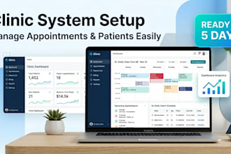 set up a clinic appointment and patient management system