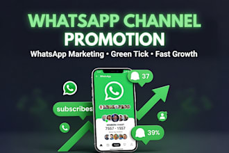do whatsapp channel promotion whatsapp promotion green tick whatsapp marketing