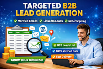 b2b lead generation and verified email lists