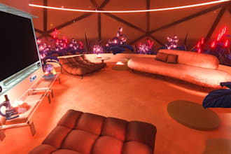 build quality custom vrchat world vrc world vr game world 3d game environment