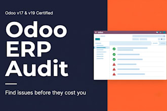 audit and fix your odoo setup