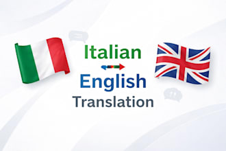 translate italian and english texts