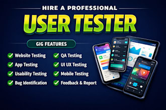 do user testing beta testing app review QA review manual testing usability QA