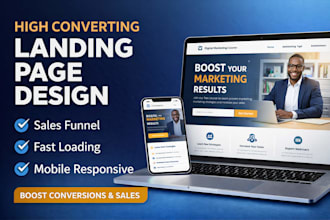 professional landing page design wordpress sales page conversion focused