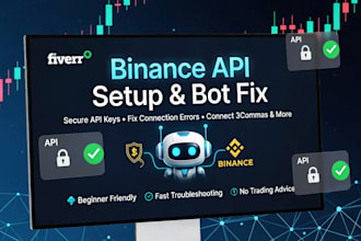 set up your binance API and connect your crypto trading bot