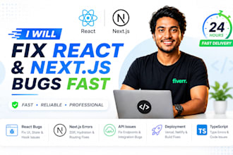 fix bugs and issues in your website or web application fast