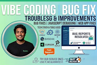 fix bugs and issues in your website or web application fast