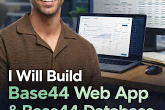 build base44 web app base44 database backend api integration and automation
