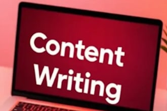 do the content writing