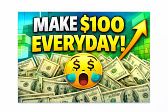 design eye catching youtube thumbnail