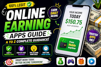 guide you about legit online earning apps from a to z