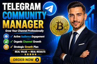 manage and grow your telegram community professionally