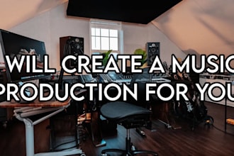 create a musical backing track for you