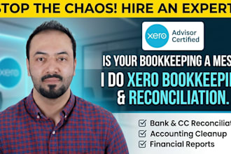 do xero bookkeeping bank reconciliation monthly accounting cleanup