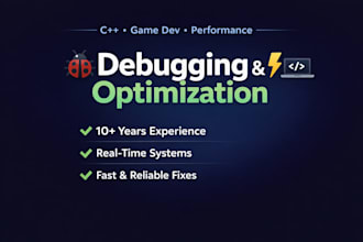 develop, debug, optimize your game
