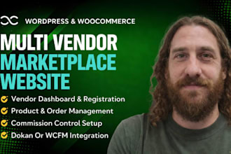 build a wordpress multi vendor marketplace website with seller dashboard