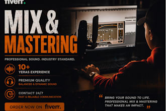 professionally mix and master your song