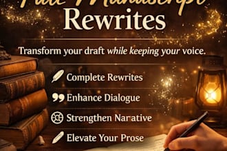 rewrite your manuscript while preserving your voice
