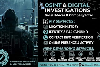 do professional osint and private investigator research