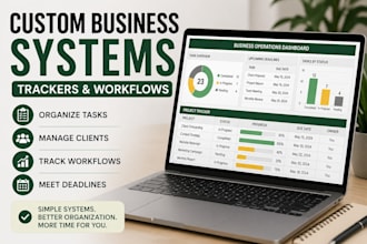 create simple systems to organize your tasks, clients, and workflow