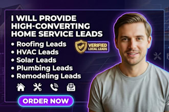 provide targete roofing, hvac, solar, and home service leads that convert