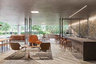 design modern architecture house interior, sketchup residential apartment render