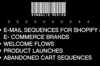 write email sequences for your shopify or ecommerce brand