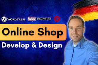 design and develop a woocommerce online store that sells