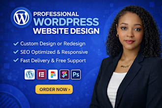design wordpress website, wordpress business website