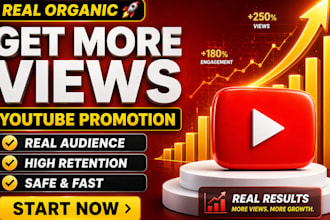 organic youtube video promotion, music videos promotion