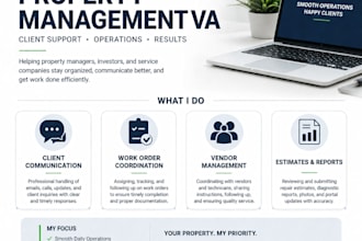 manage your property maintenance, vendors, and client communication