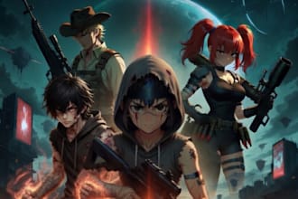 write anime style fiction manga scripts and light novels