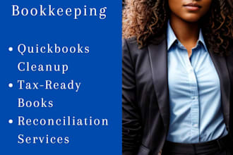 organize messy books and catch up bookkeeping