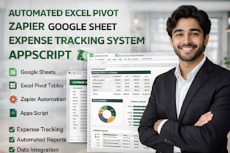do automated excel pivot zapier google sheet expense tracking system appscript