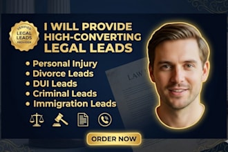 provide targeted legal leads for personal injury, divorce, dui, and attorneys