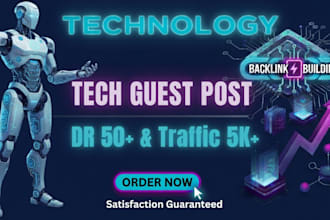 provide tech guest posts on saas, ai, and software blogs with backlinks