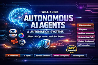 build autonomous ai agent with uipath, airops, vault bot, n8n automation