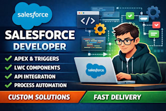 develop and customize salesforce apex, lwc, and integrations