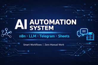 build a custom ai automation workflow using n8n and llm