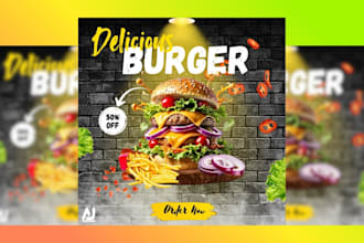 design food and restaurant flyers