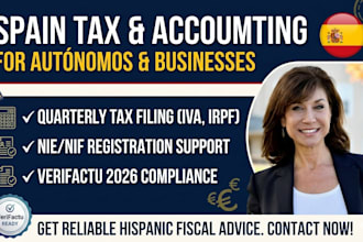 provide expert spanish tax advice and nie, nif registration