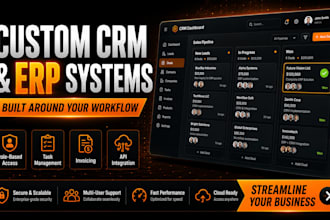 develop a custom crm or erp web application with react and node