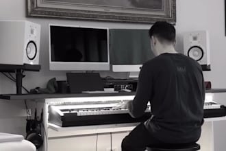 produce a custom trap or hiphop beat for your song