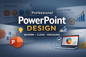 design clean and modern presentations