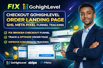 fix checkout gohighlevel order landing page ghl meta pixel funnel tracking
